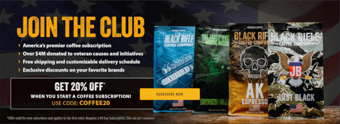 Advertisement: Join the club. Support your troops today! Click here to learn more.